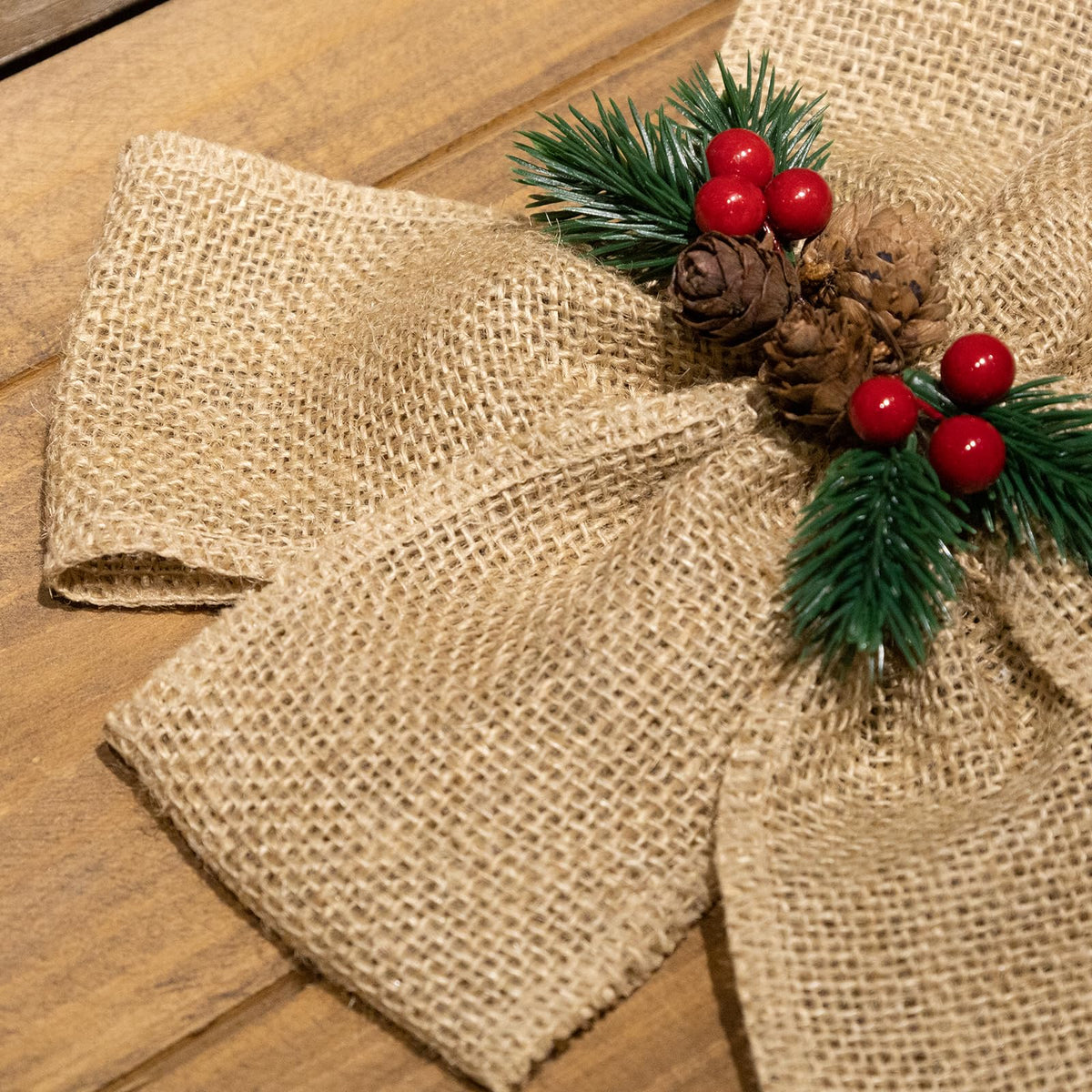 6 Inch Natural Burlap Ribbon 10 Yards