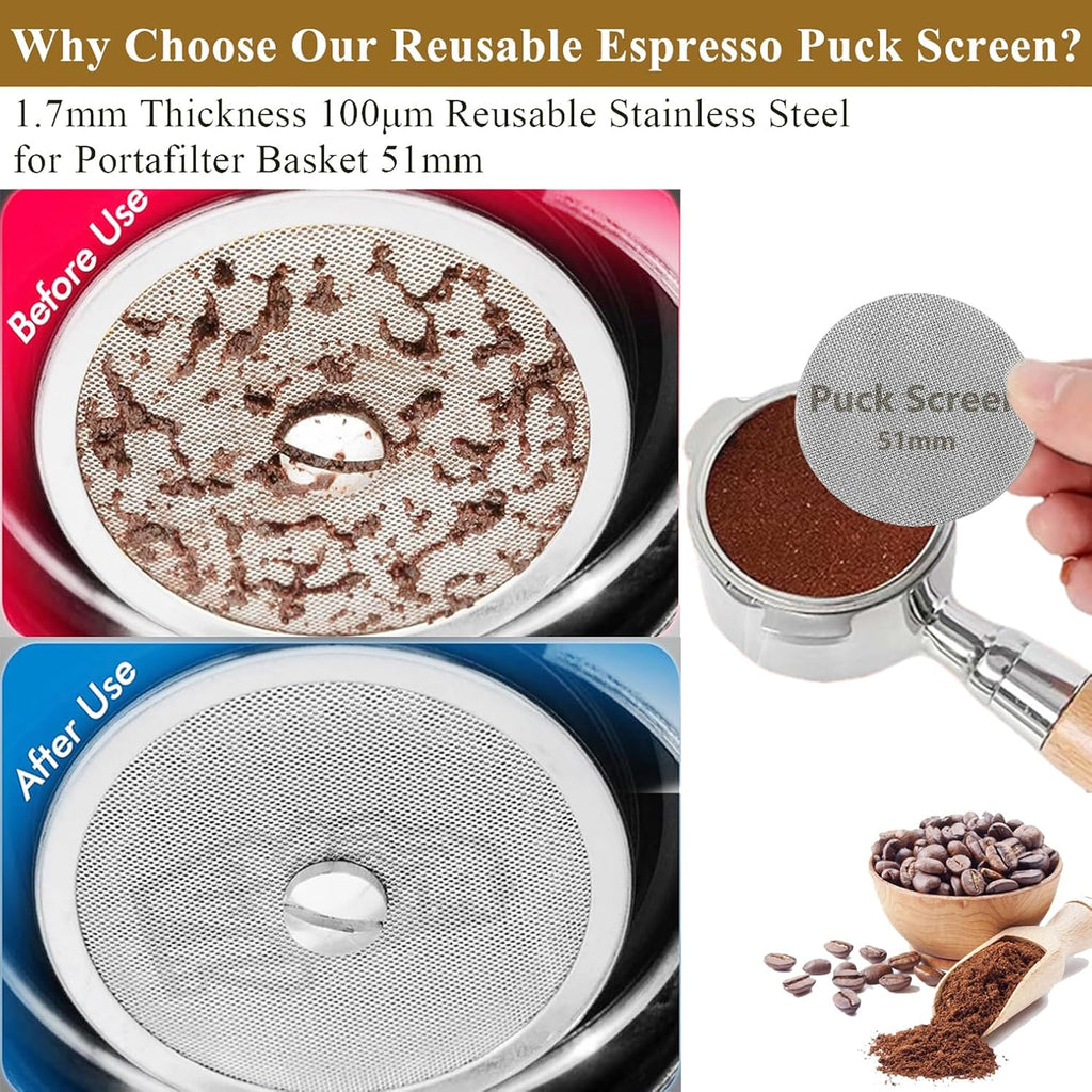 51mm Espresso Tamper Espresso Accessories Kit: Espresso Tamper Set, Coffee Tamper Espresso Tools Barista Tools |