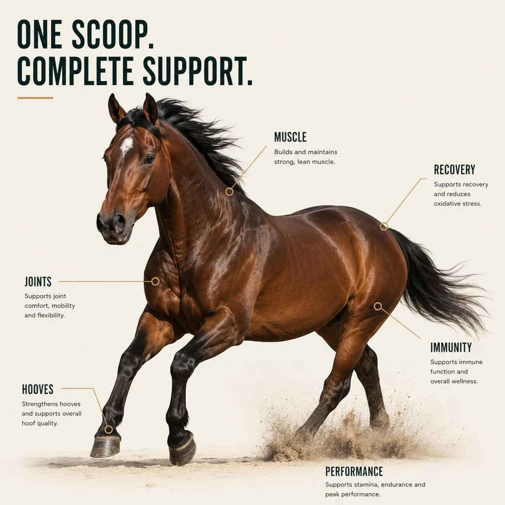 Horse Joint Supplement Powder – 8 Amino Acids, MSM & Glucosamine