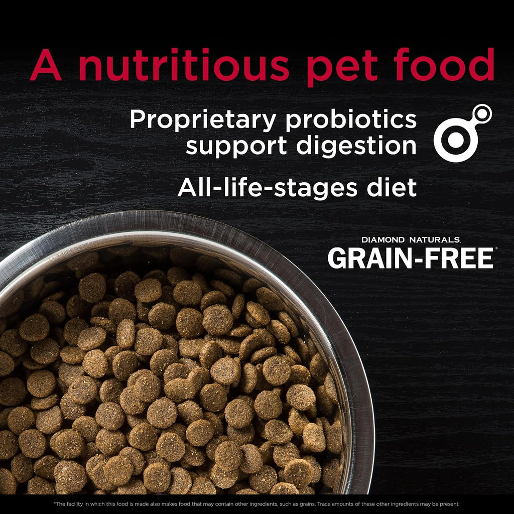Grain-Free Dry Dog Food, Pasture-Raised Beef, 28lb