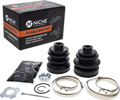 NICHE Front Rear CV Axle Boot Kit for Suzuki 54930-31G14 64930-31G13