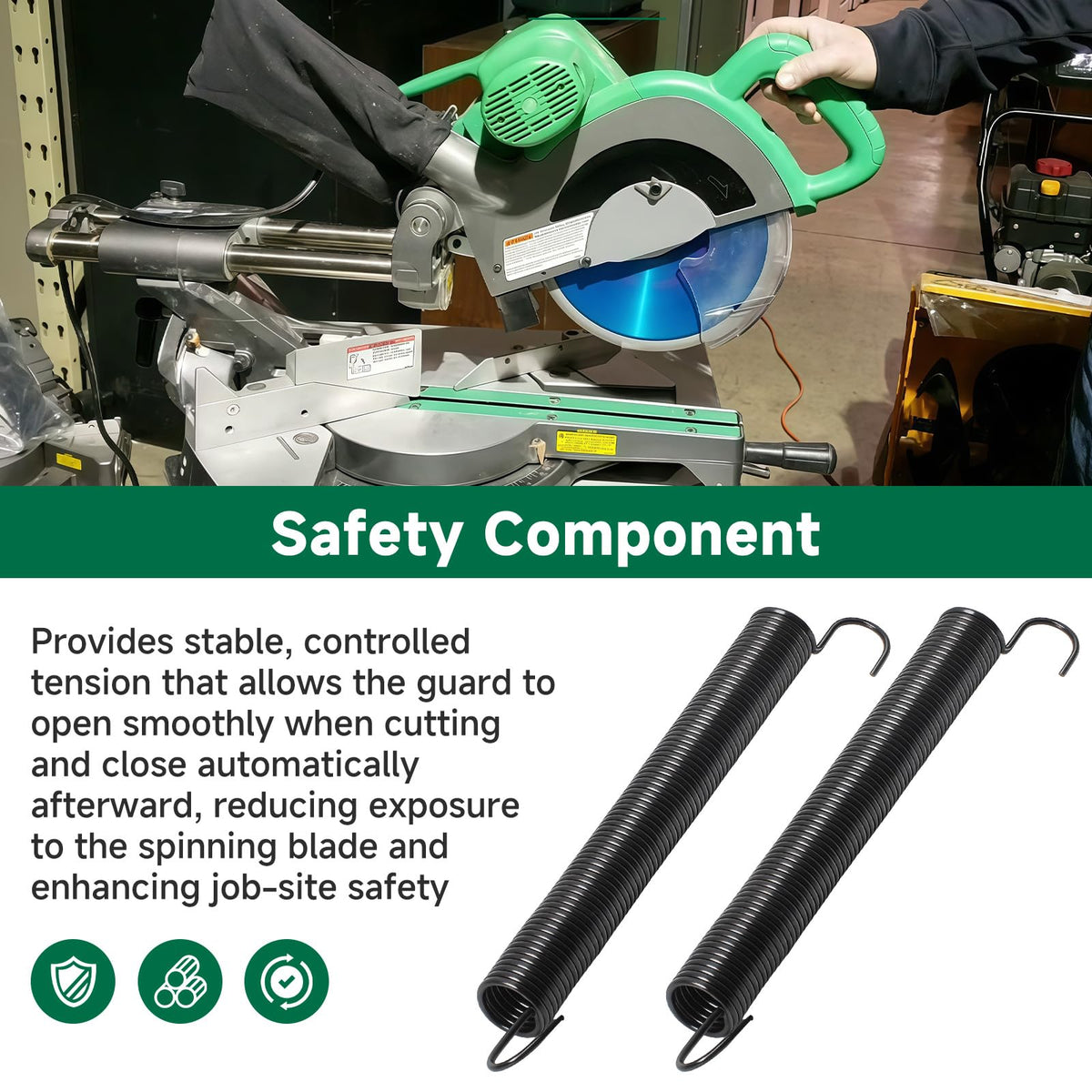 322453 Return Spring Replacement Compatible With Hitachi/Metabo HPT C12LSH