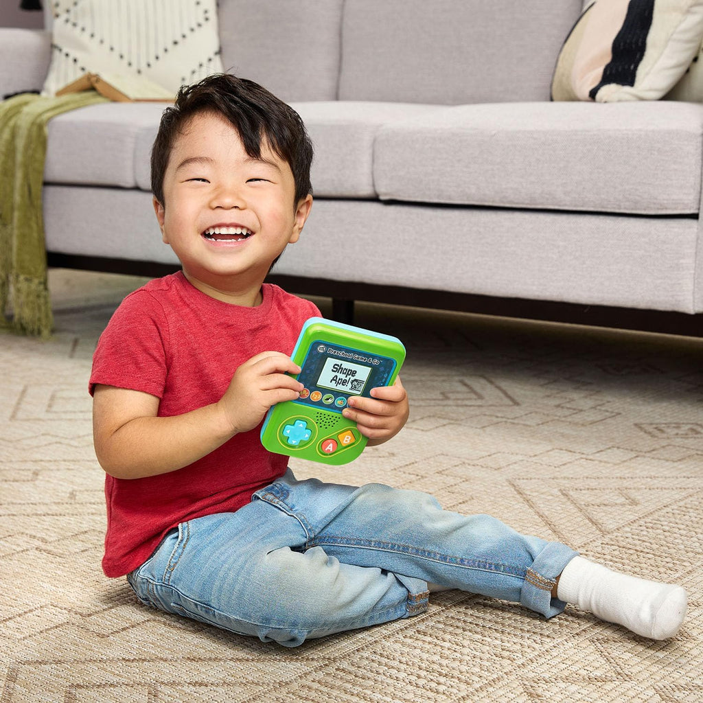 Preschool Game and Go Handheld Video Game Toy, Green