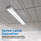 T12 Electronic Ballast, 2 Lamp, 120-277V, Instant Start