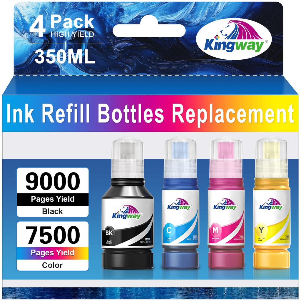 Compatible Ink Bottle Replacement for Epson 542 Ink Refill Bottles