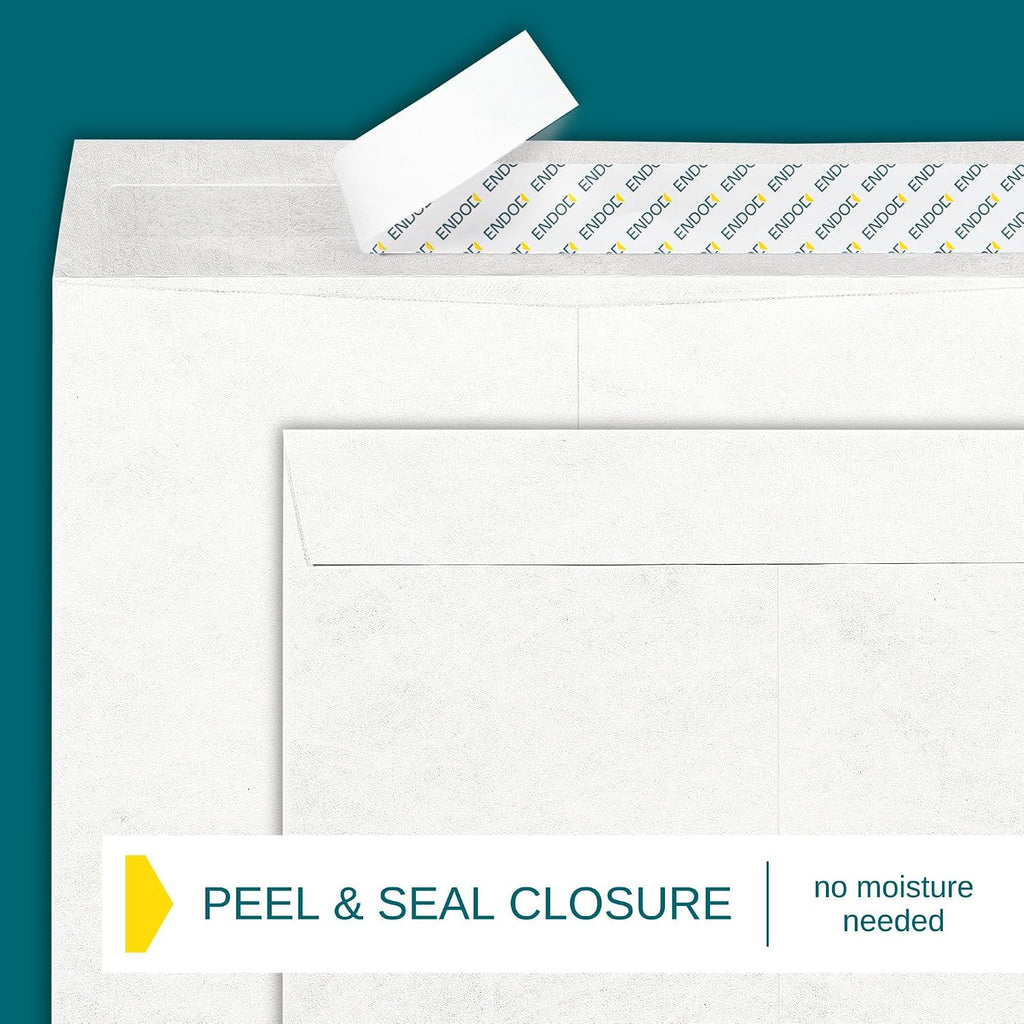 9x12 Tyvek Envelopes – Strong Lightweight Professional Shipping Mailer Tear Resistant DuPont Tyvek Construction &