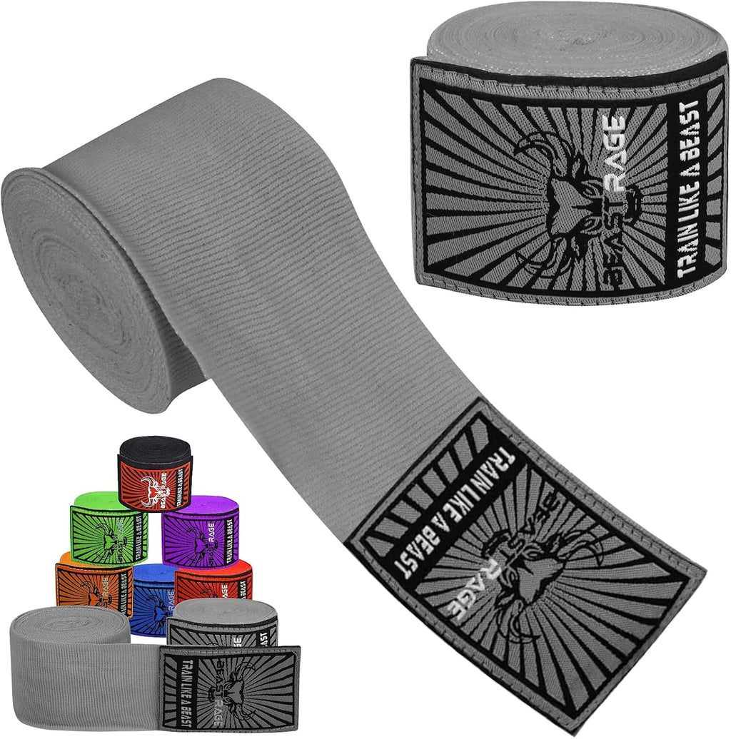 Boxing Hand Wraps for MMA Kickboxing Wrist Wraps Professional Adult 180" Semi-Elastic Martial Arts Inner Gloves Heavy