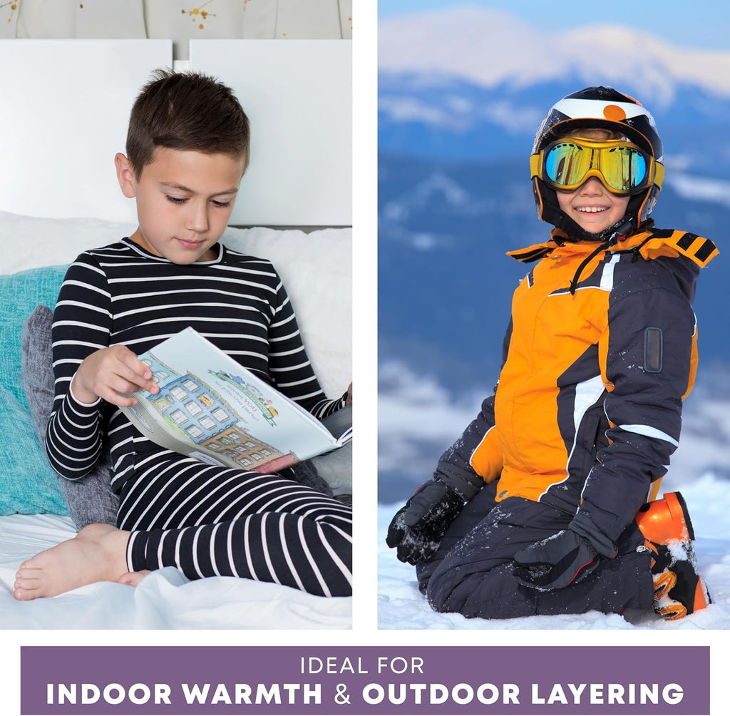Thermal Underwear for Kids, Boys Thermals, Long Johns Underwear, Base Layer for Cold Weather/Skiing