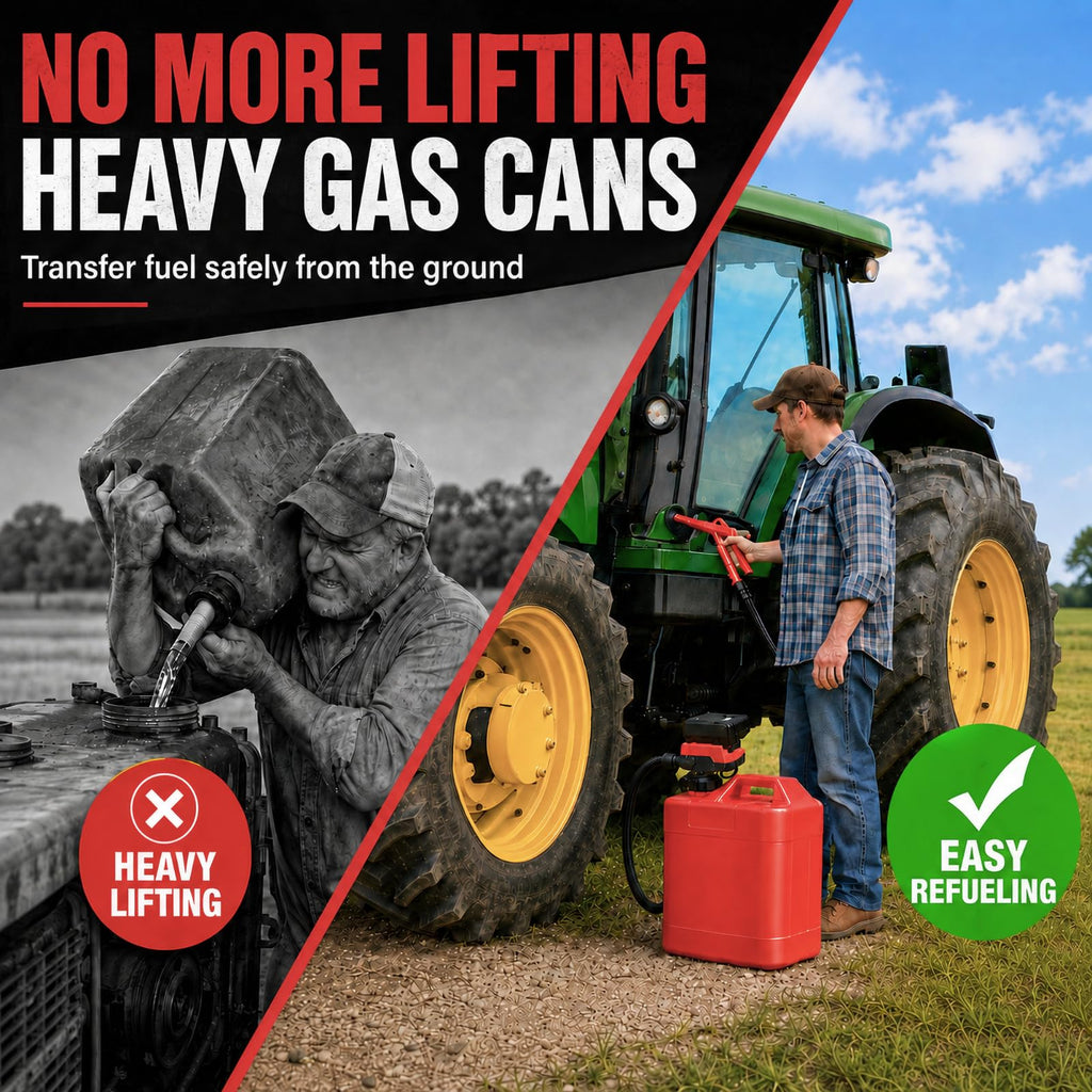 MISFANS Cordless Fuel Transfer Pump, Trigger Nozzle