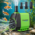 800GPH Small Pond Pump: Circulate 500-1200 Gallon Pond in 1-2 Hours