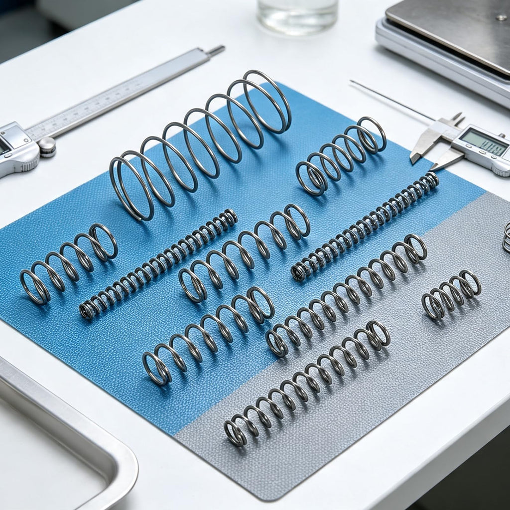 8Pcs SP 9729 Compression Spring Stainless Steel 0.054" GA, 5/8"x2-3/4"