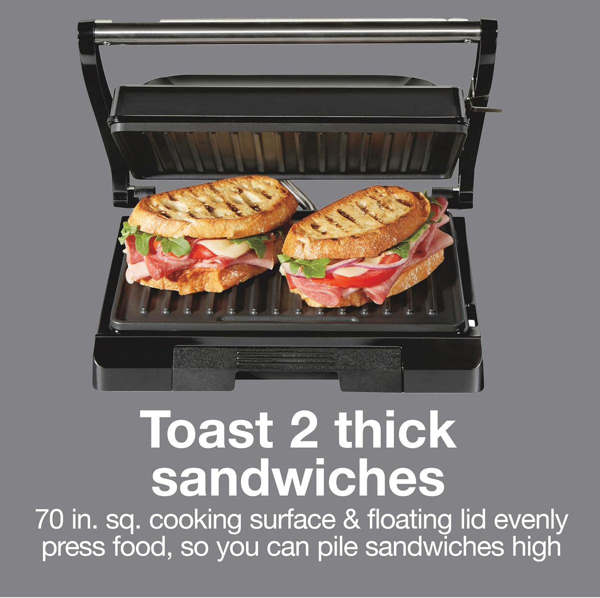 Panini Press Sandwich Maker Grill & Electric Indoor Grill