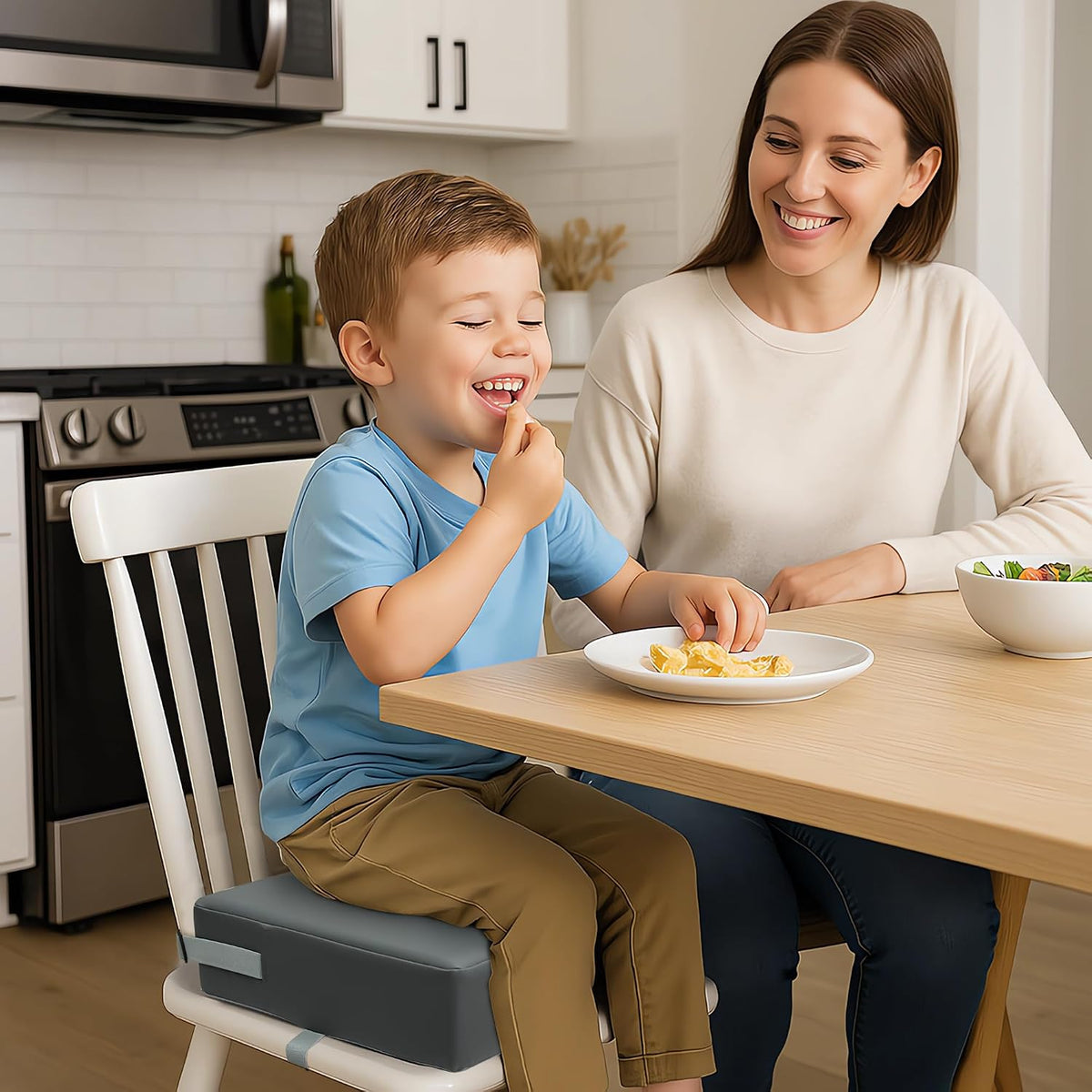Toddler Booster Seat for Dining Table, Booster Seat for Kitchen Chair