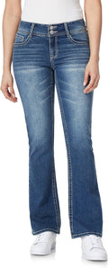Women's Bling Bootcut Jeans, Luscious Curvy Fit
