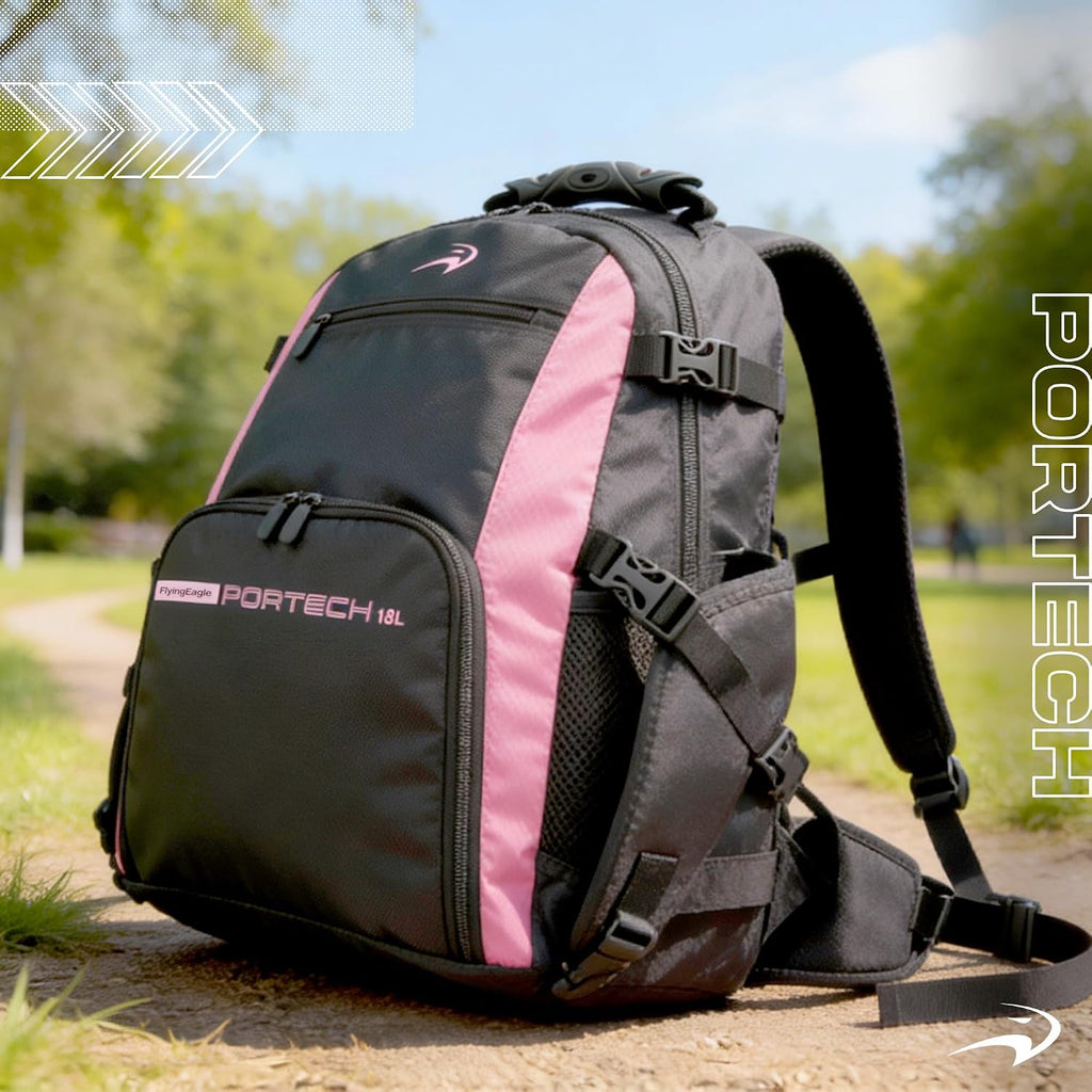 Portech Travel Backpack - Urban Inline Skates Sports Backpack, Skating Bags, Travel Bag, Inline Skate Bag for Women &