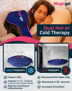 Ice Pack for Back Pain Relief | 2 Pack Reusable Lower Back Wrap for Hot or Cold Therapy | Relief for Lower Lumbar