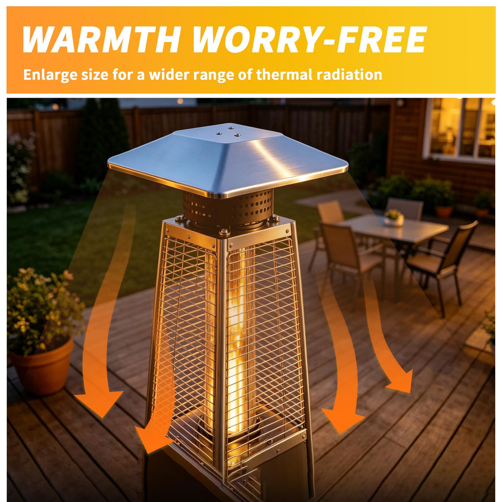 2-Pack Patio Heater Reflector Shield, Aluminum Replacement