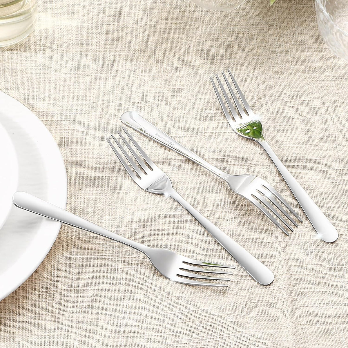 Dinner Forks, 24-Piece Stainless Steel Forks Set, 7.1 Inch Silverware Forks