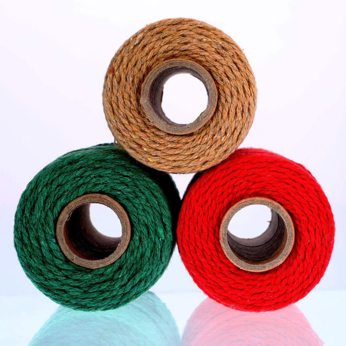 984 Feet Christmas Twine String for Crafts Bakers Cotton Twine Decorative Jute Metallic Gift Wrapping Rope Cord for
