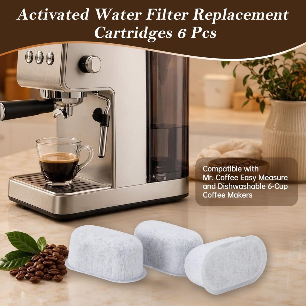 Activated Water Filter Replacement Cartridges for Mr. Coffee