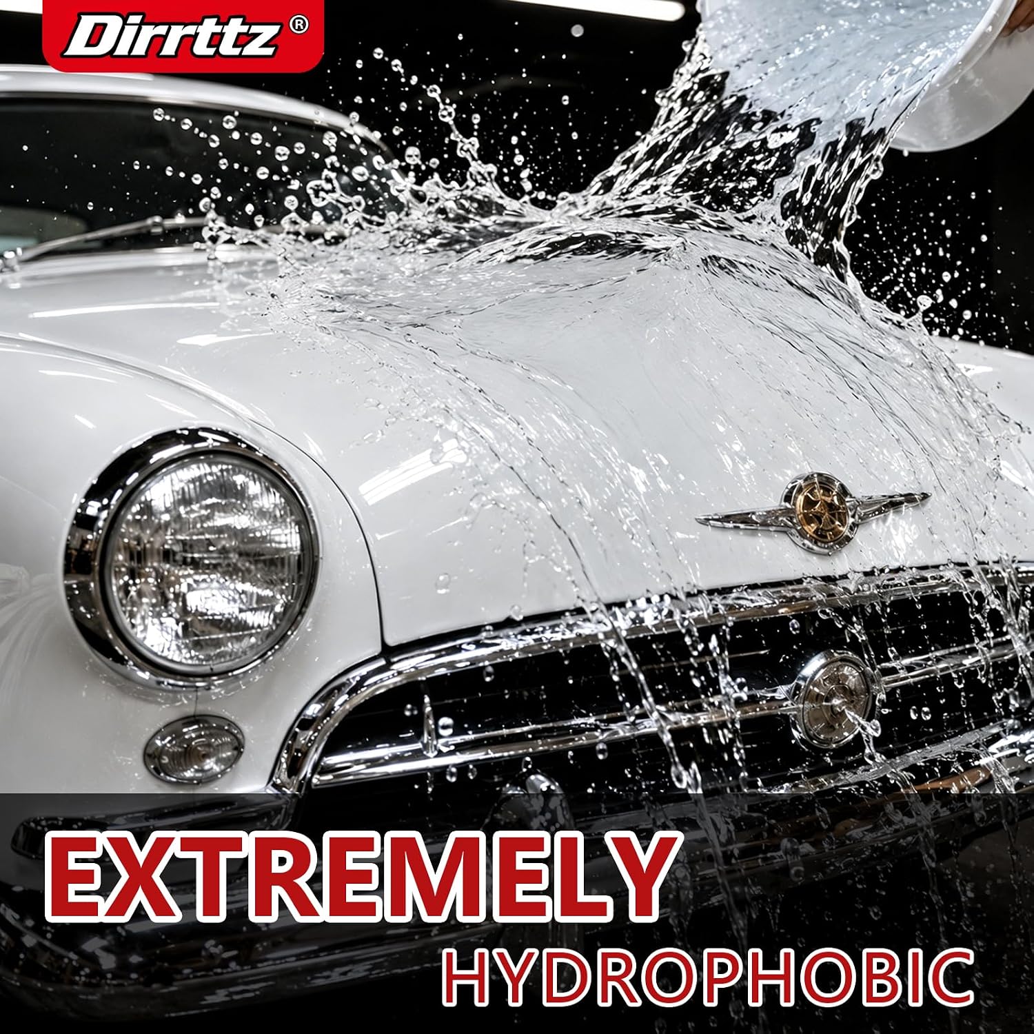 Ceramic Coating for Cars Polish (16 Fl Oz)Hydrophobic Car Wax Spray | Deep Gloss Shine, Hydrophobic Water Beading