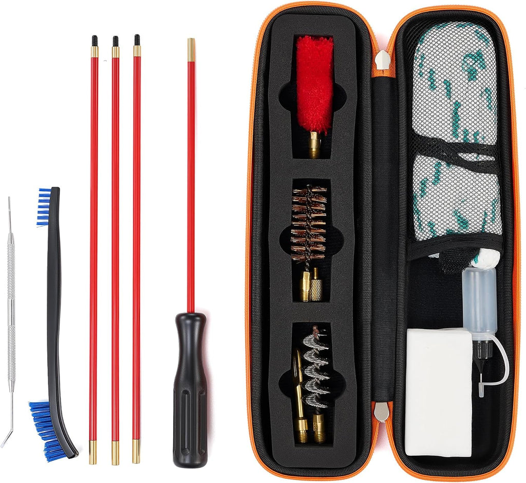 12ga Shotgun Cleaning Brush Kit, 12 Gauge Gun Maintenance Tool Set, Available in 4 Piece or 65 Piece Sets with