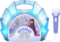 Disney Frozen Karaoke Microphone with Bluetooth Speaker for Fans of Disney Toys, Kids Karaoke Machine with Built in