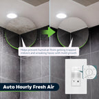 TOPGREENER Air Circulator Timer Switch with PIR Light Motion Sensor