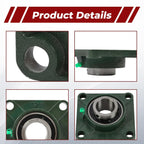 findmall UCF211-32 Pillow Block Bearing Units 2 Inch Bore
