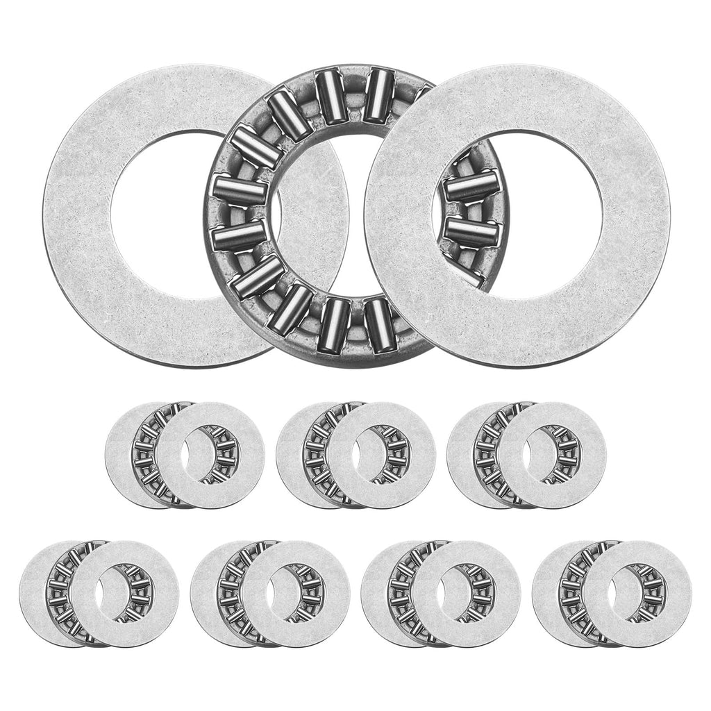 uxcell 8Sets TC815+2TRA Thrust Needle Roller Bearing 1/2 x 15/16 x 5/64