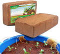 Coco Coir Brick for Organic Coconut Soil - 2 Pack With Low EC & PH Balance - High Expansion Fiber for Herbs & Flowers
