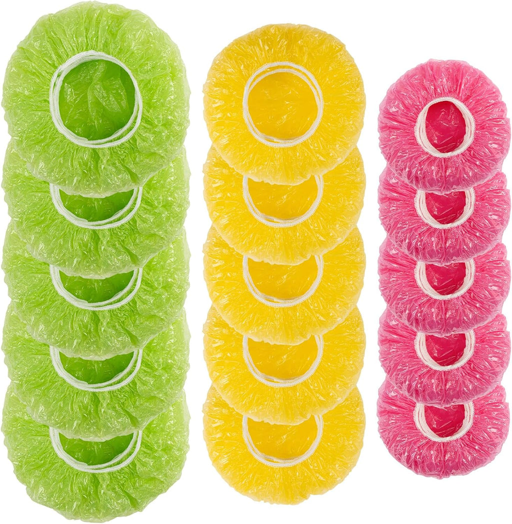 60Pcs Bowl Covers Reusable - Plastic Food Wrap for Bread Proofing