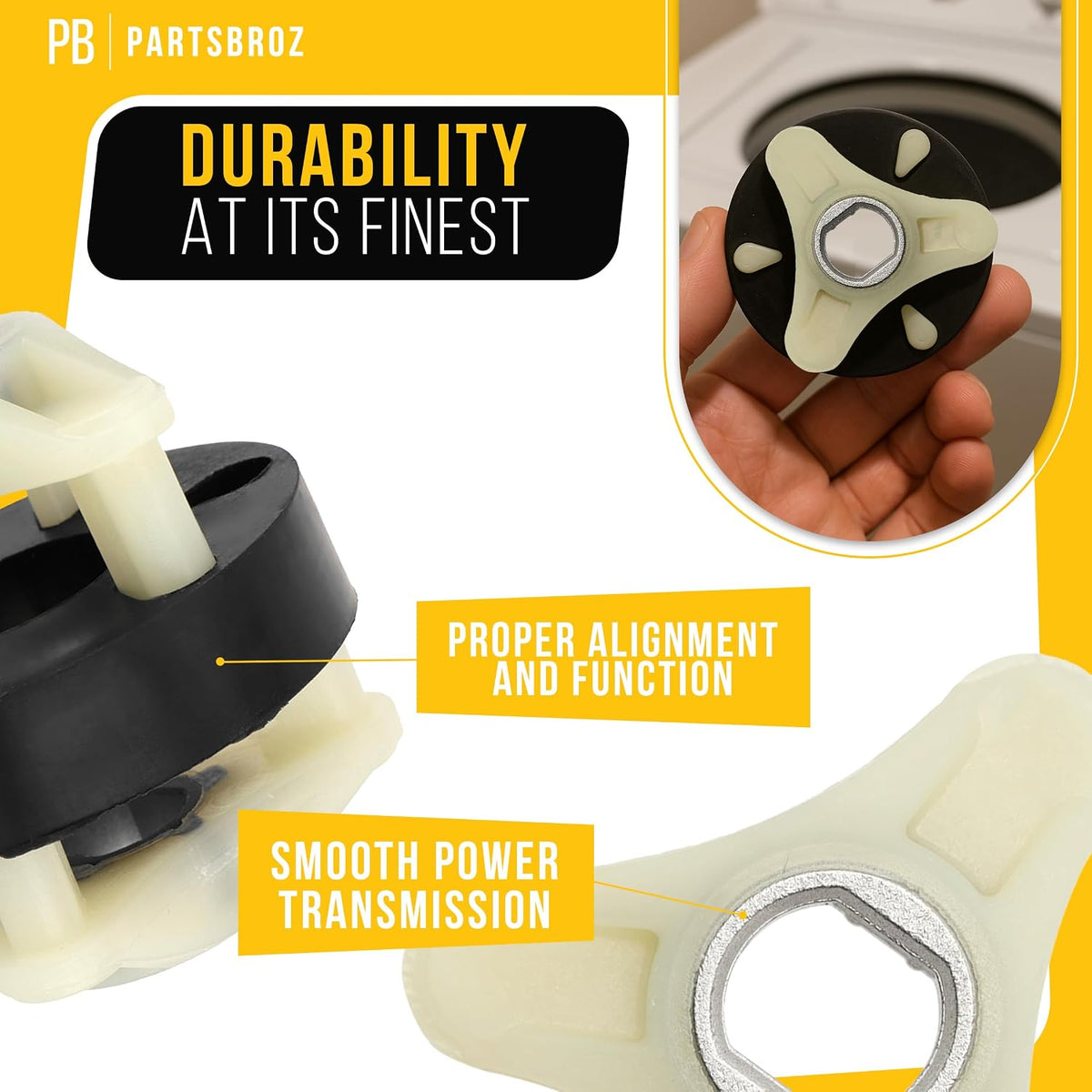 Washer Motor Coupler for KitchenAid KAWE665BAL0