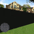 6 ft x 50 ft Privacy Screen Fence Heavy Duty Fence Cover Black