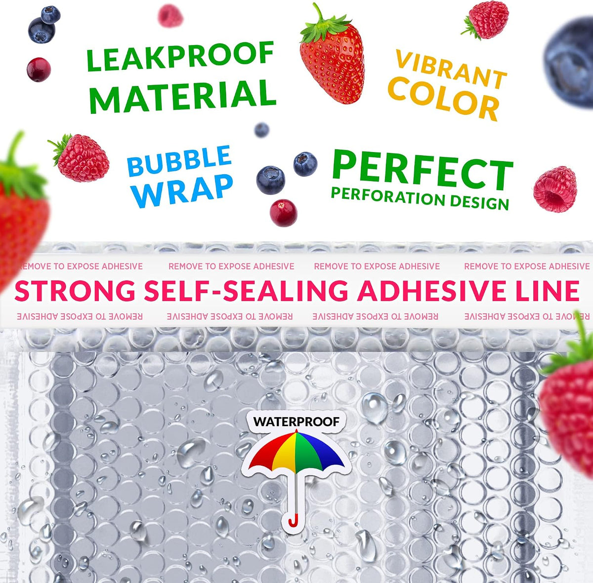 Thermal Bubble Mailer, 6 x 6 Inch Metallic Foil Insulated Envelopes, 25 Pack Self Seal Waterproof Shipping Mailers