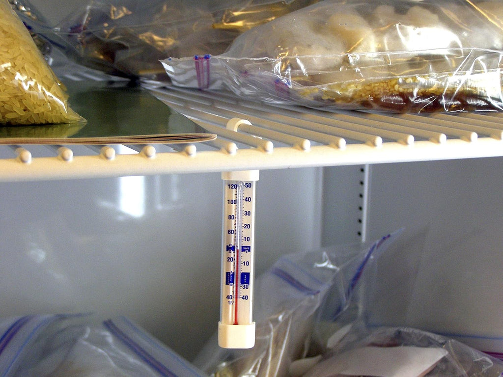 330-0-1 Refrigerator/Freezer Vertical Analog Glass Tube Thermometer