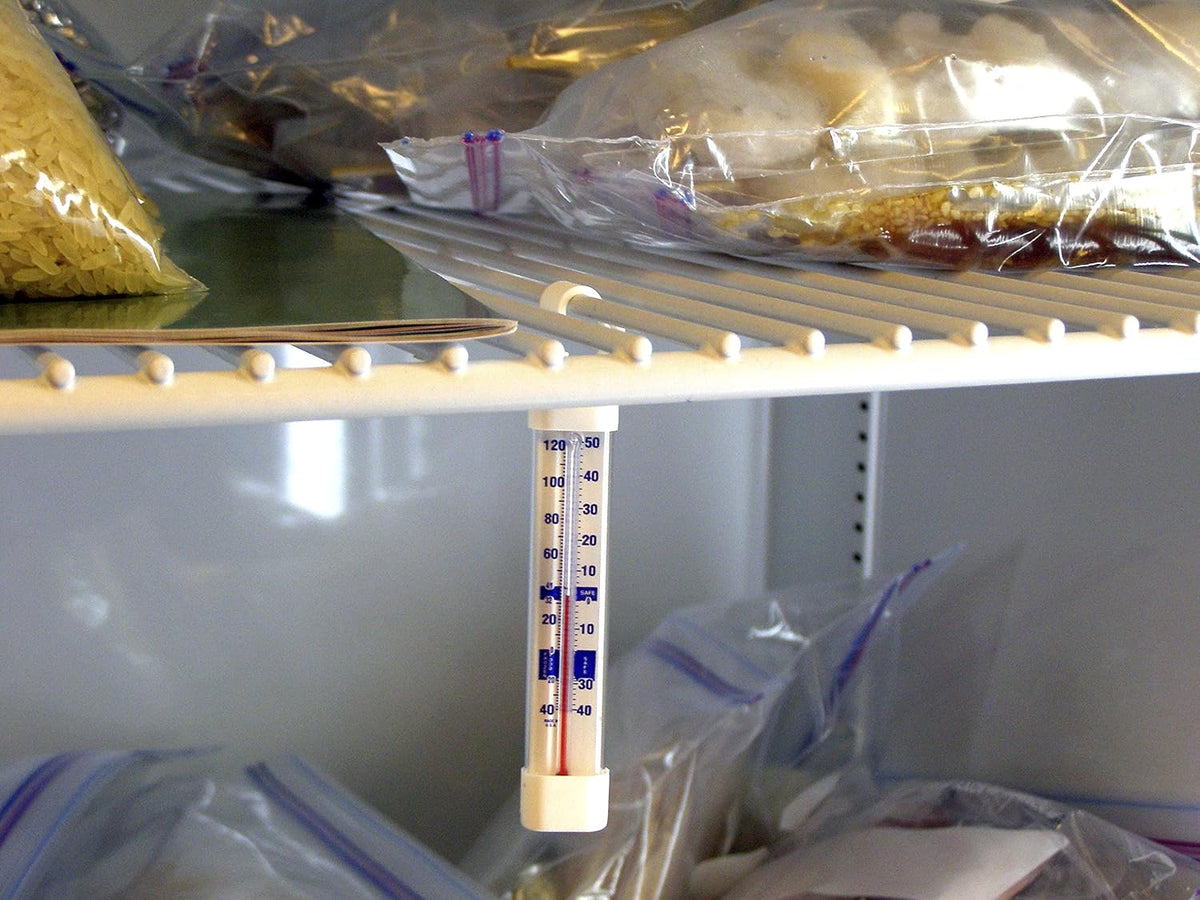 330-0-1 Refrigerator/Freezer Vertical Analog Glass Tube Thermometer