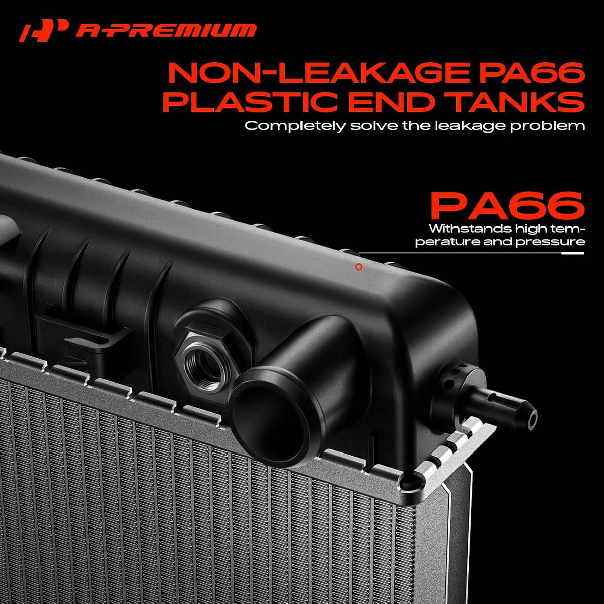 A-Premium Engine Coolant Radiator Assembly Compatible with Toyota