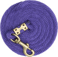 8' Horse Lead Rope with Brass-Plated Snap