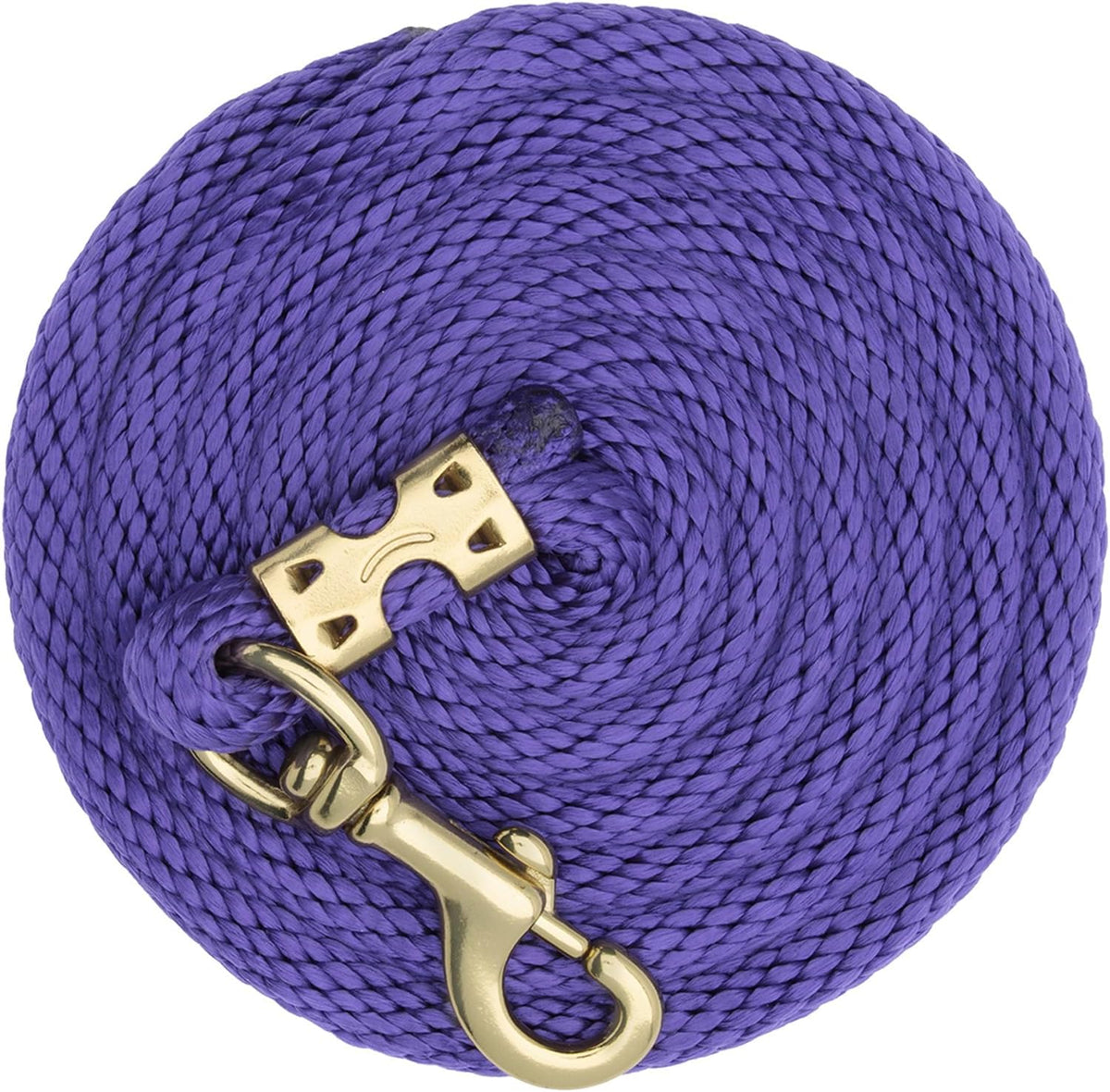 8' Horse Lead Rope with Brass-Plated Snap