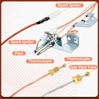 9003542 Natural Gas Pilot Assembly, Water Heater Pilot Assembly