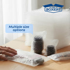 12x11.5" Clear Self-Sealing Bubble Out Bag Pouches, 250 Pack