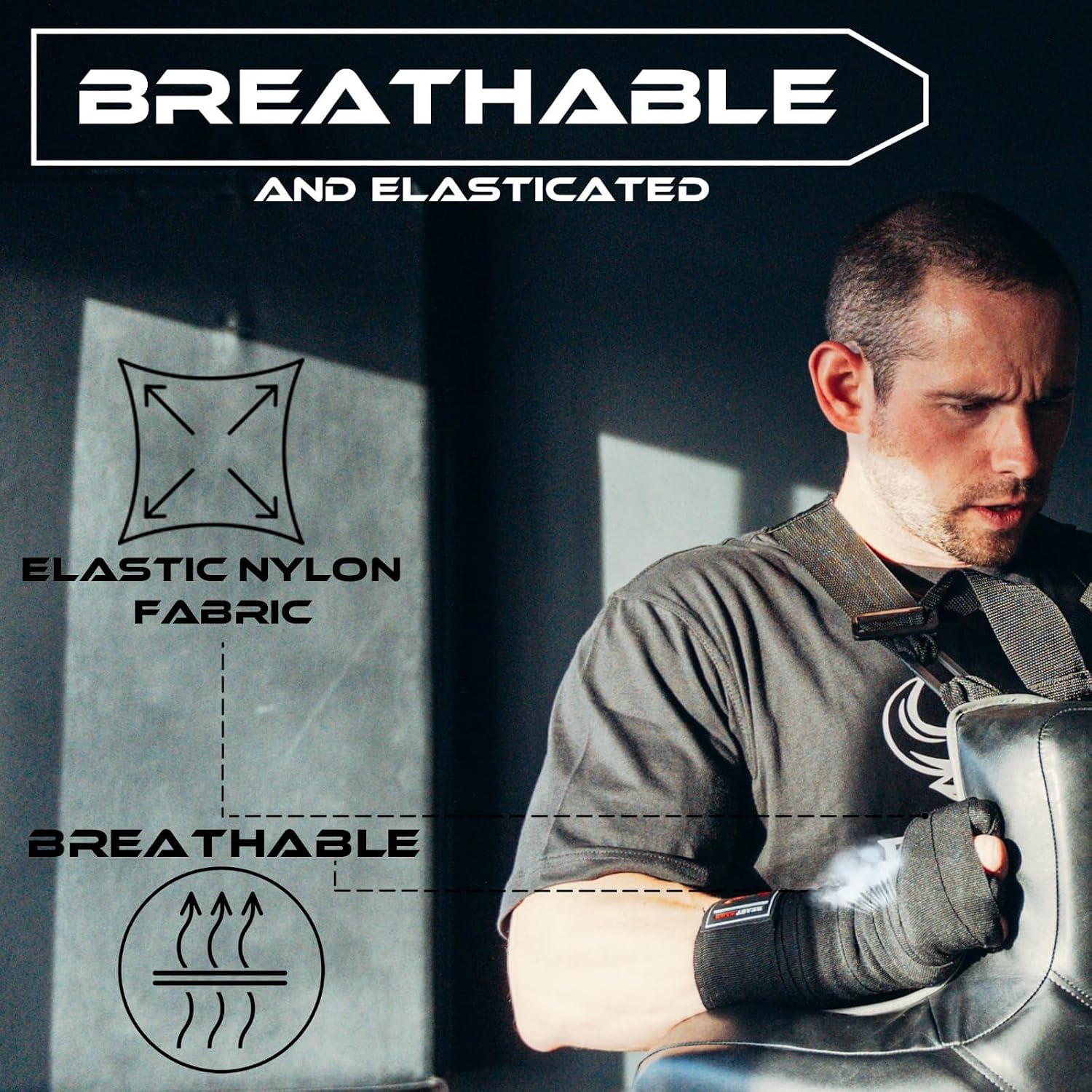 Boxing Hand Wraps 4.5 Meter Martial Arts Bandages Inner Gloves Wrist Support Straps Punching Under Hand Knuckles