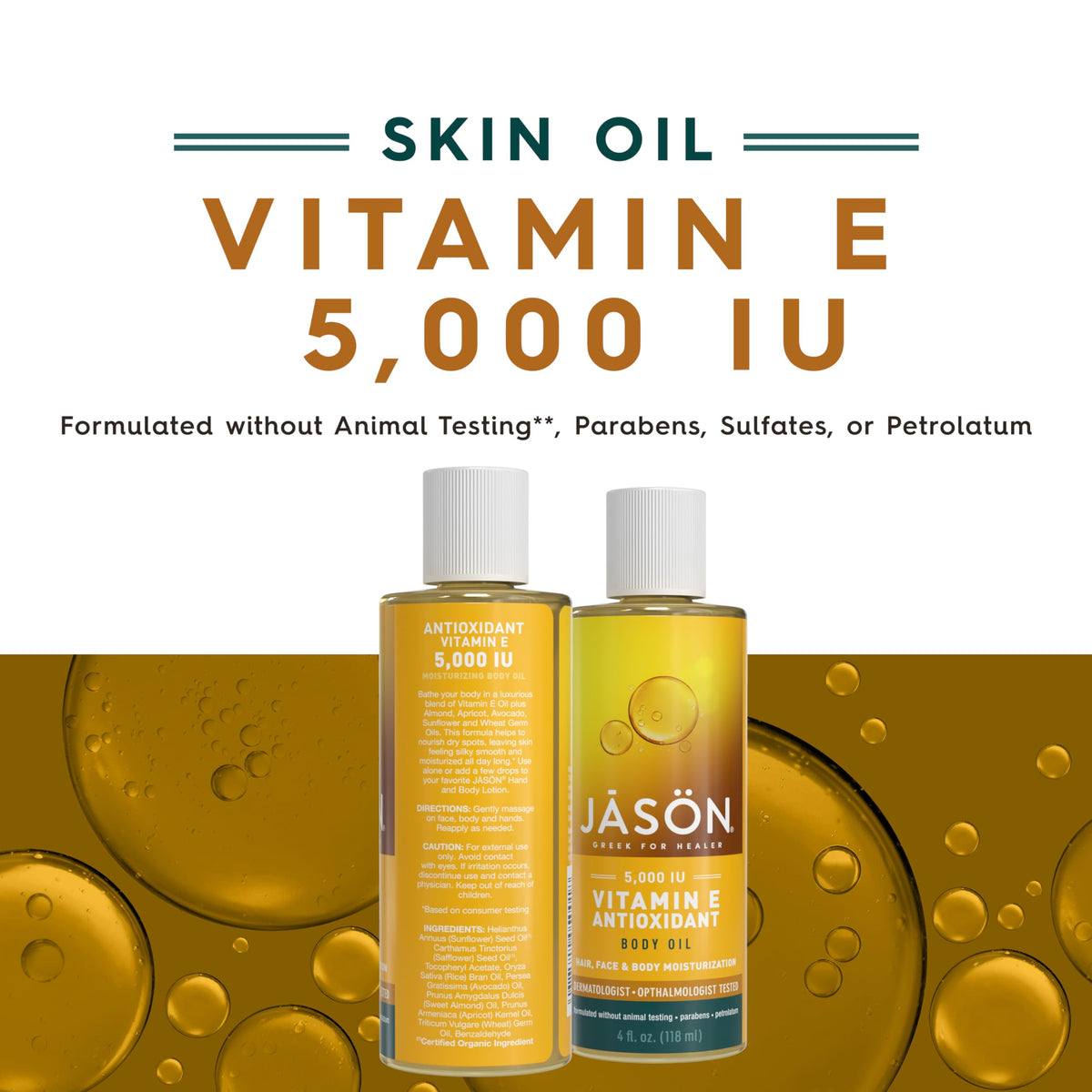 Vitamin E 5,000 IU Moisturizing Body Oil
