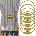 Magnetic Curtain Tiebacks 6 Pack Outdoor Rope Curtain Tie Backs Decorative Window Treatment Holdbacks for Home