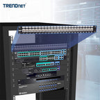 TRENDnet 24-Port Blank Keystone 1U Patch Panel, TC-KP24