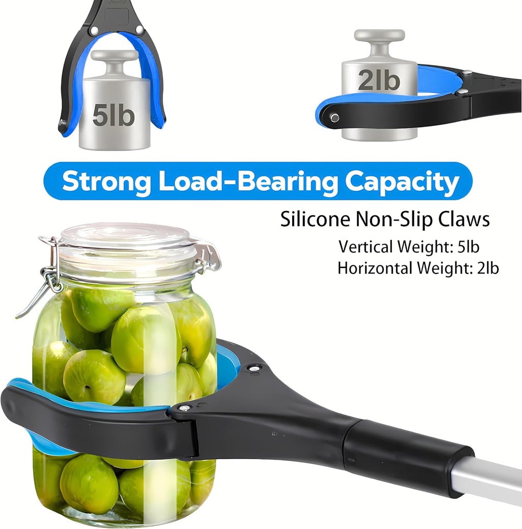 Grabber Reacher Tool - Foldable Gripper and Reaching Tool - Heavy Duty Pick Up Stick Grabbers for Seniors, Trash