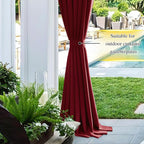 Magnetic Curtain Tiebacks - Modern Unique Upgraded Design Decorative Drape Tie Backs Holder for Window Draperies, No