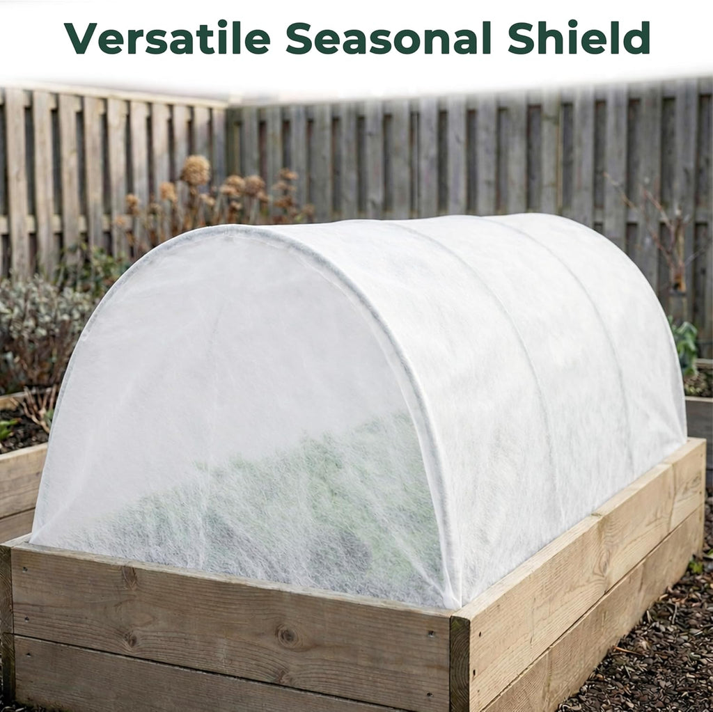 Garden Hoops for Raised Beds Greenhouse Hoops, DIY Kit for Row Cover Garden Netting, All Season Plant Protection, 24 Pcs
