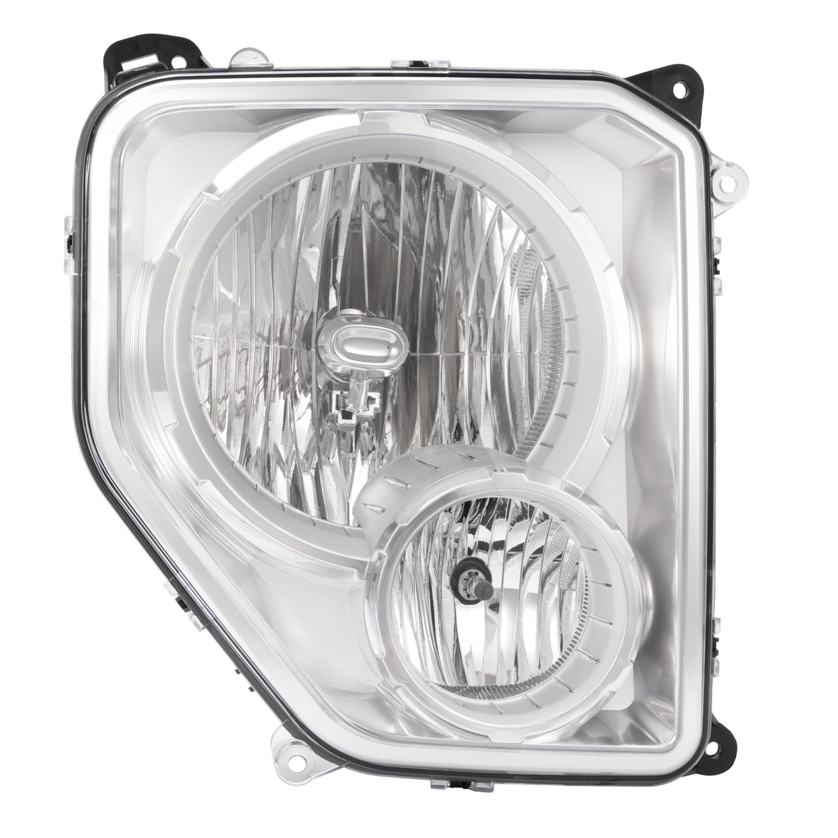 Headlight Assembly w/Fog Light Compatible with 08-12 Jeep Liberty